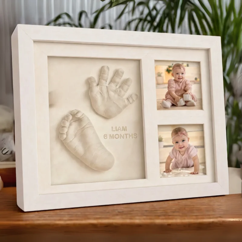 Baby Hand and Footprint Frame Keepsake